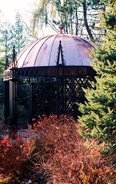 Oval Gazebo by FM Enterprises Inc. All rights reserved.