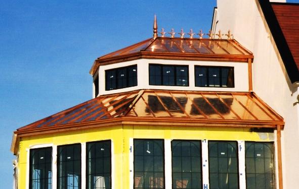 Copper Custom Roof by FM Enterprises Inc. all rights reserved